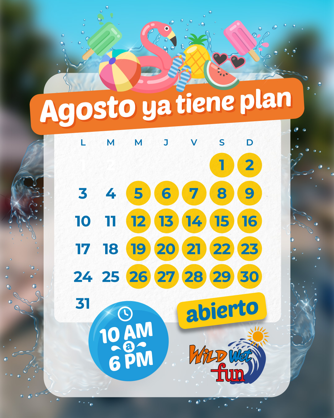 Calendario de fechas